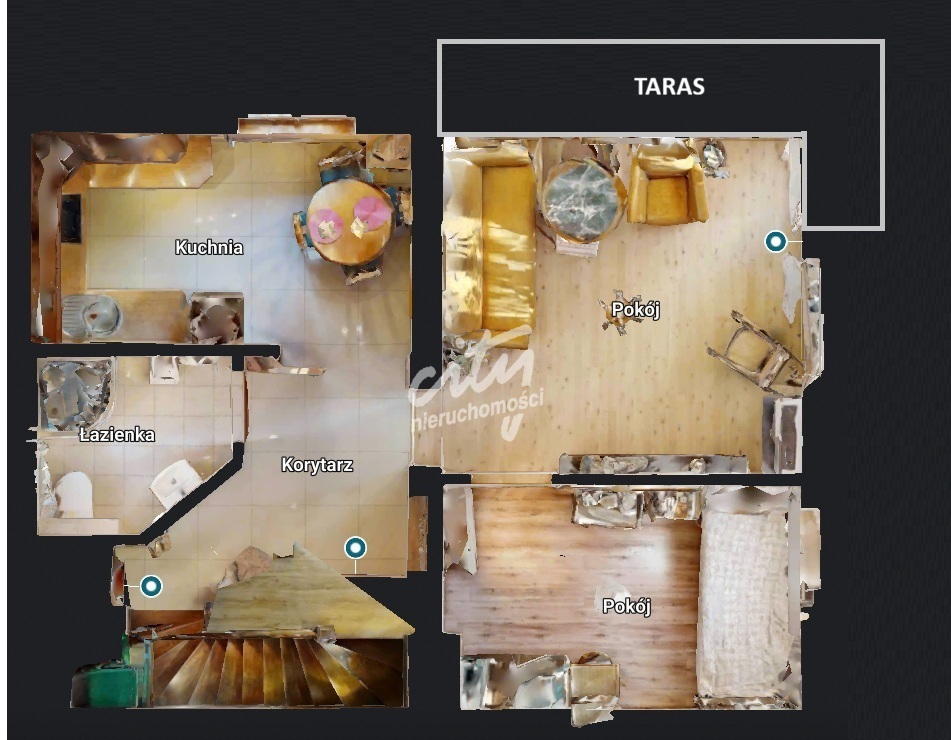 [3D] Piętro domu Pogodno - garaż, ogród, taras! (2)