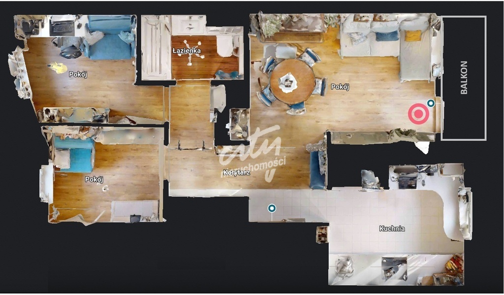 [3D] Os. Cynamonowe, 2/3 pokoje, balkon, I ptr. (2)