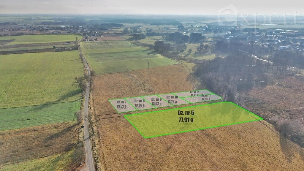 Stargard- Rogowo działka o pow. 7791 m2 (2)