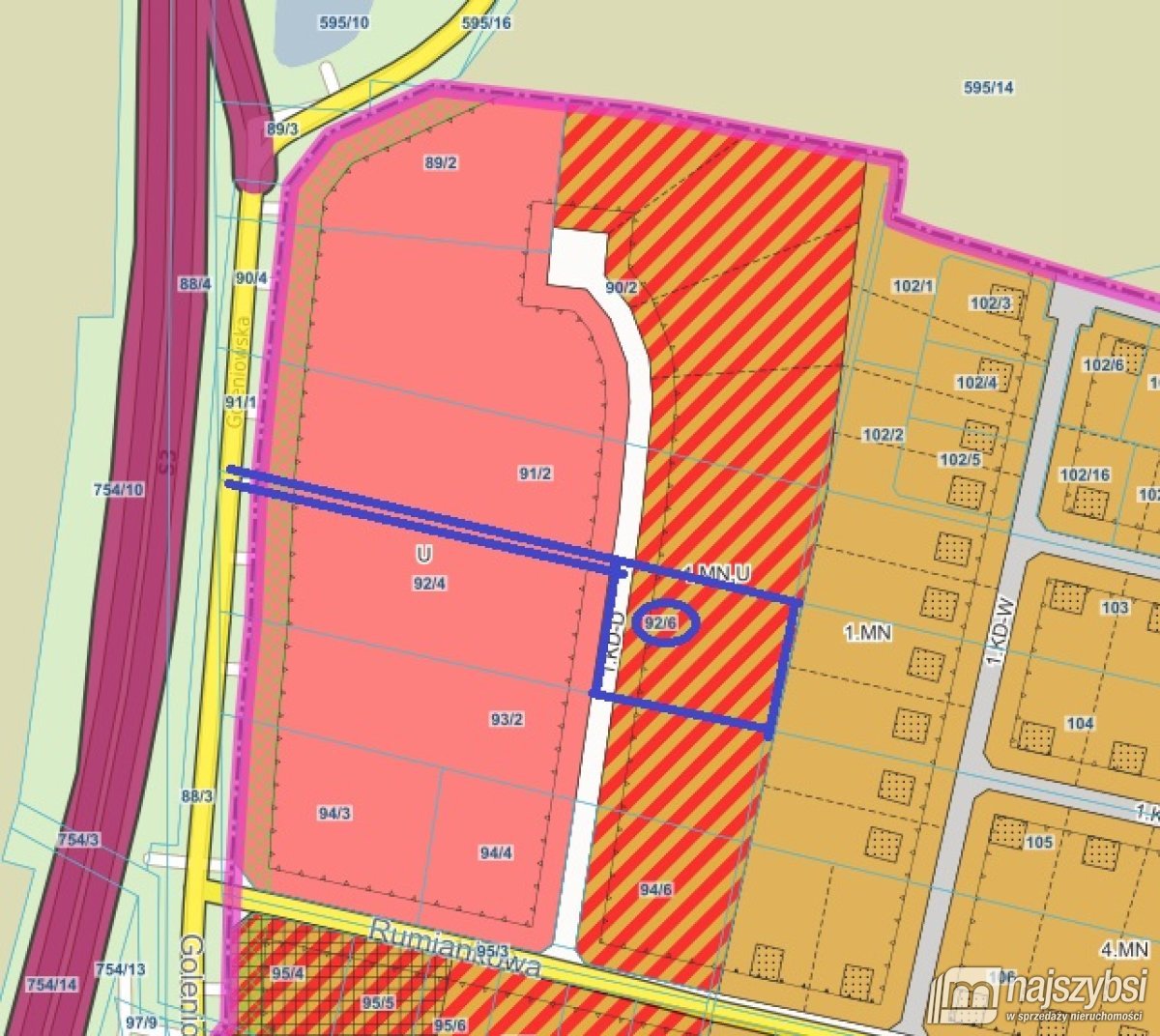 Goleniów/Miękowo- działka przy drodze S3 (3)