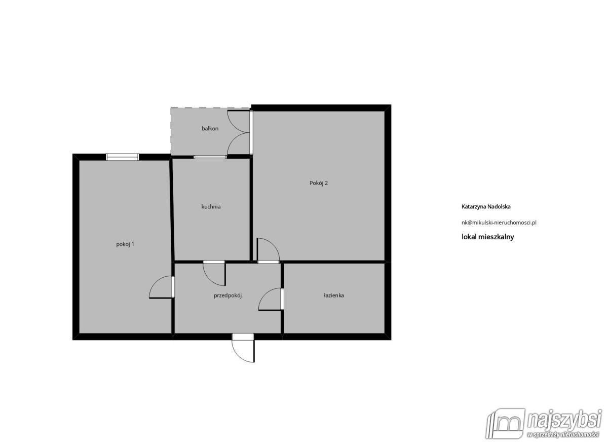 Szczecin - mieszkanie 2-pokojowe 2023r budowy (28)