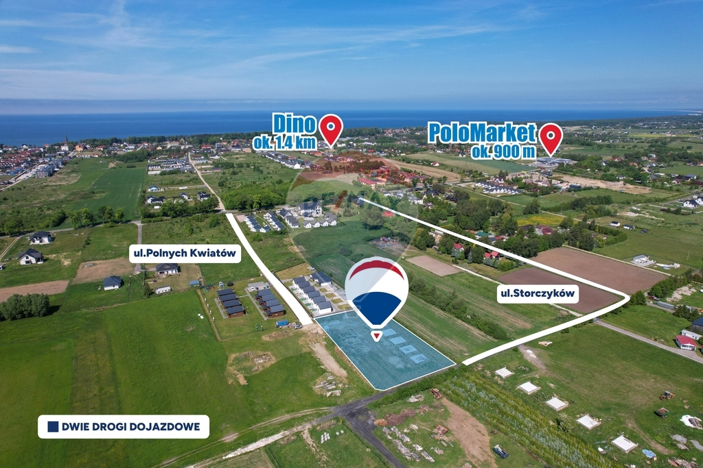 Działka 3265 m2 z projektem w Sarbinowie (2)