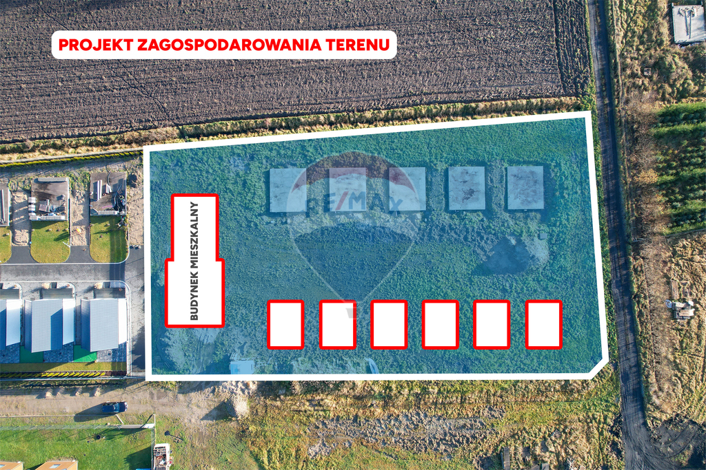 Działka 3265 m2 z projektem w Sarbinowie (5)