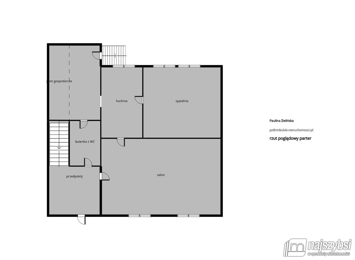 KOŁOBRZEG-PRZESTRONNY DOM W CENTRUM DZIAŁKA 1400m (12)