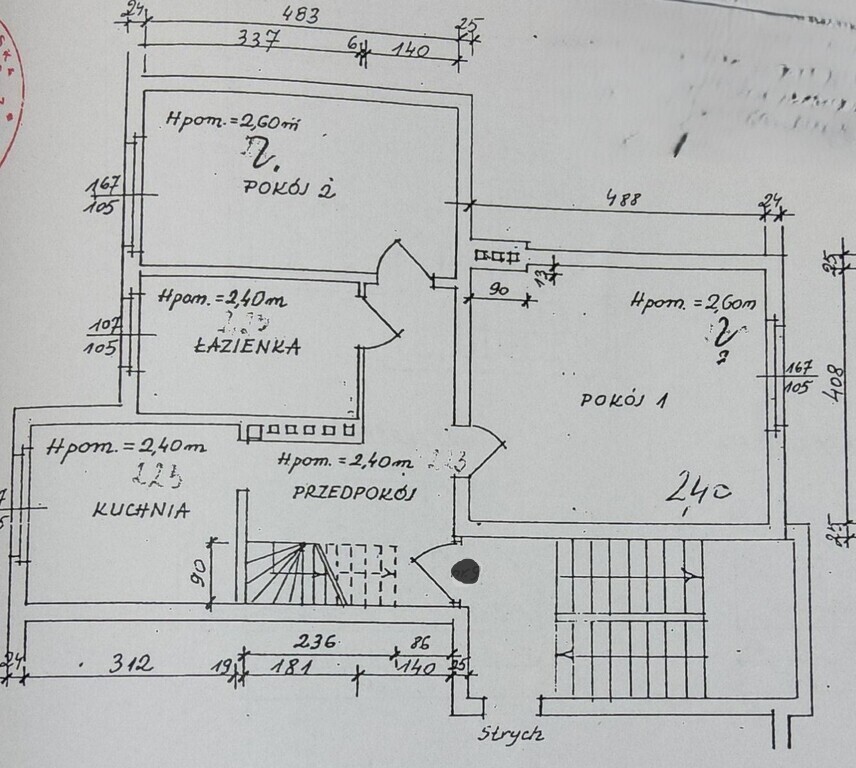Komfortowe 3 pokoje, ogrzewanie miejskie. (15)
