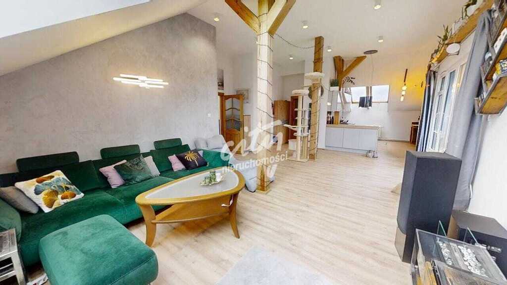 [3D]Unikat! Jak penthouse! 73m2, 2pok, taras 33m2! (4)