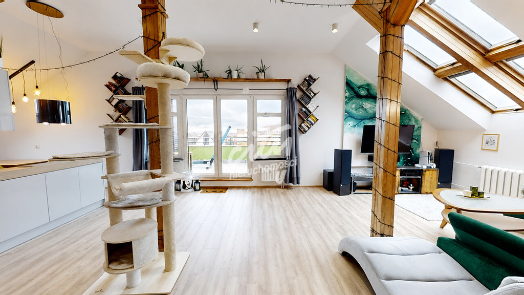 [3D]Unikat! Jak penthouse! 73m2, 2pok, taras 33m2! (3)