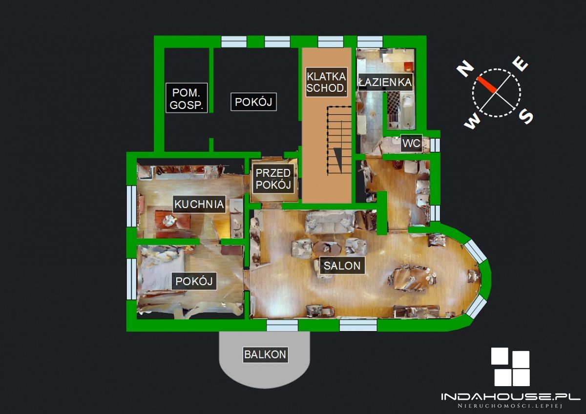 Duże mieszkanie (piętro domu)  w Bobolicach z możl (14)