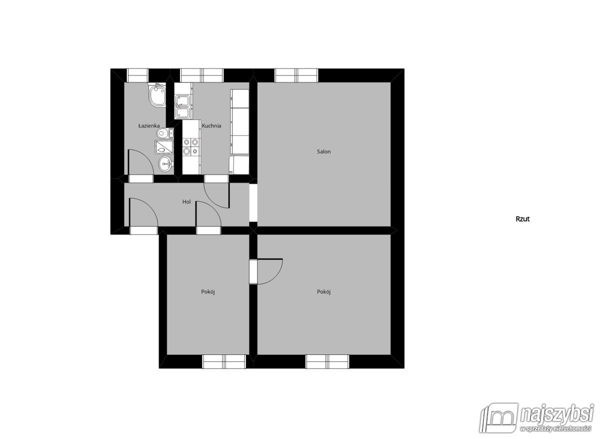 WĘGORZYNO - Mieszkanie 3-pokojowe 62,25m2 (21)