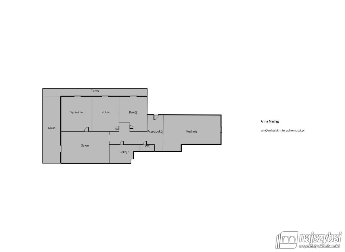 Chociwel - przestronne mieszkanie 4 pokojowe (18)