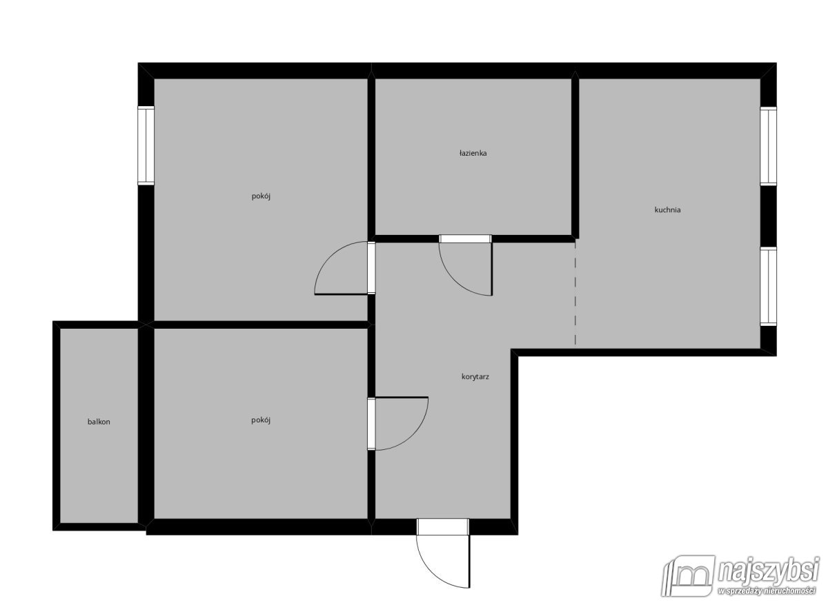 STARGARD  - 2 pokojowe  mieszkanie z ogródkiem (9)