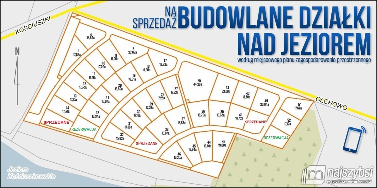 Kompleks działek nad jeziorem / miejscowy plan (1)