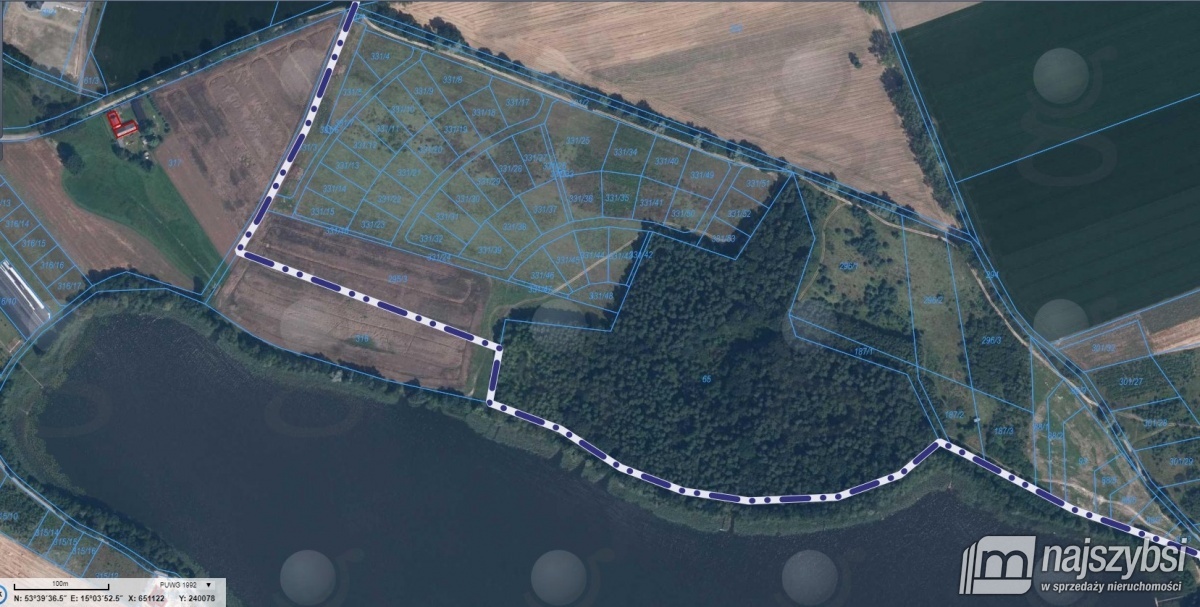 Kompleks działek nad jeziorem / miejscowy plan (2)