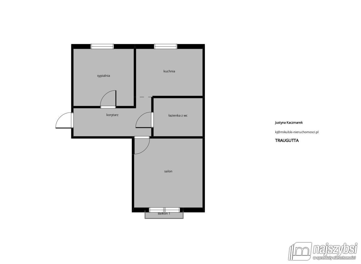 Stargard- 2 pokoje, 1 piętro - po remoncie (18)