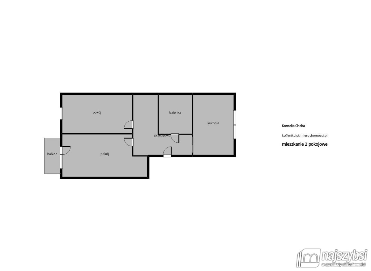 Połczyn-Zdrój - mieszkanie 2-pokojowe  (12)