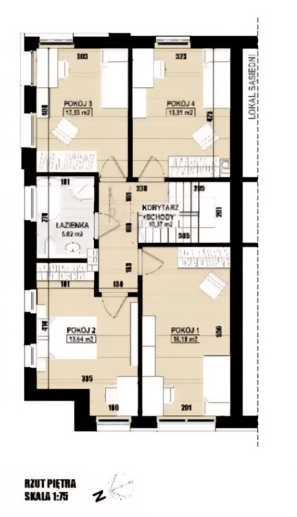 Bliźniaki- 5 pokoi, z garażem Mierzyn (5)