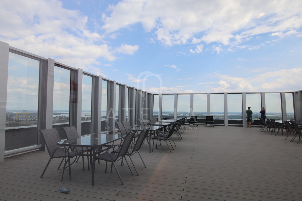 Hanza Tower - kawalerka z loggią na sprzedaż (9)