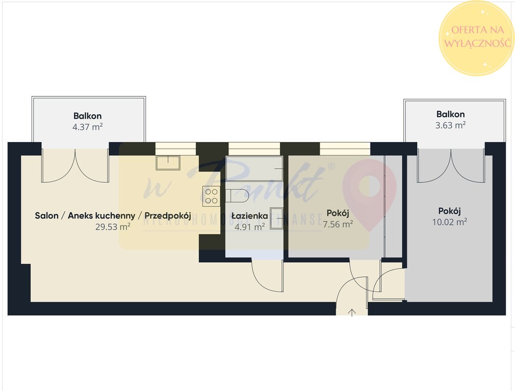 os. Słoneczne, 3 pokoje w nowym budynku z windą (5)