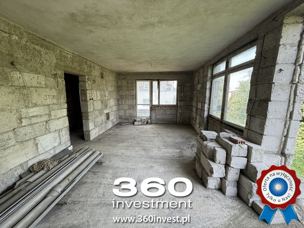 Działka 1300 m2 z Potencjałem! budynek stan surowy (7)