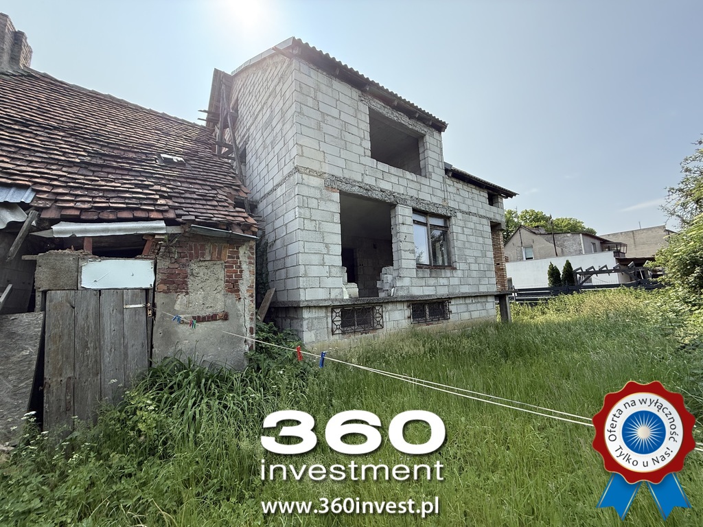 Działka 1300 m2 z Potencjałem! budynek stan surowy (10)