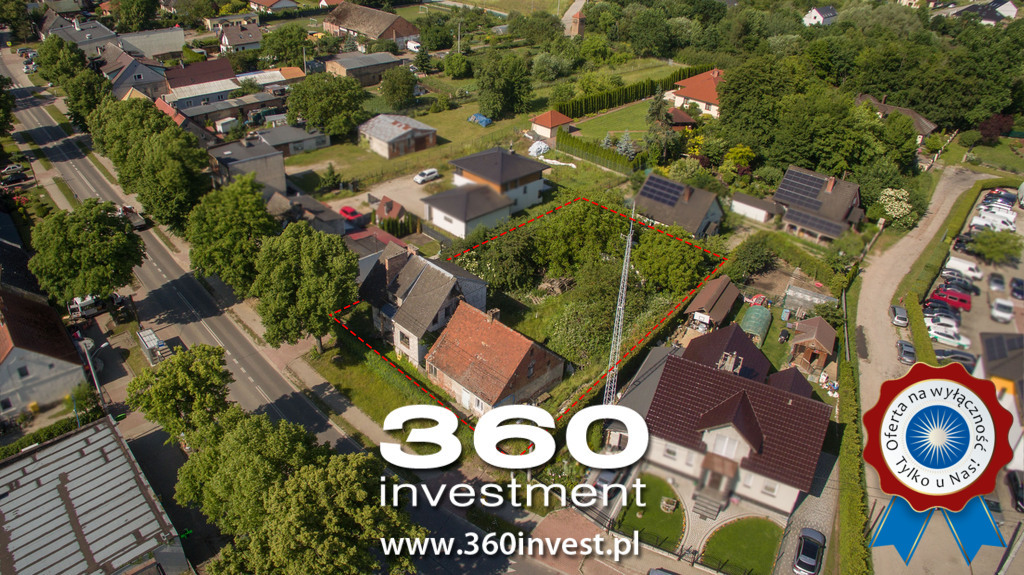 Działka 1300 m2 z Potencjałem! budynek stan surowy (4)