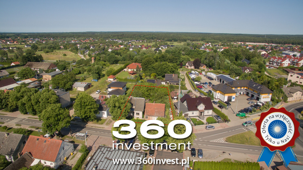 Działka 1300 m2 z Potencjałem! budynek stan surowy (3)