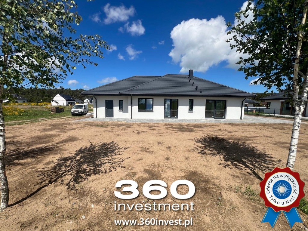 Nowy dom wolnostojący parterowy 4 pok, garaż (1)