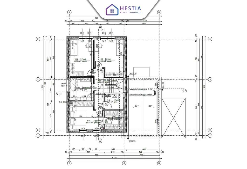Dom wolnostojący 5 pokoi, garaż, ogród!!! (15)