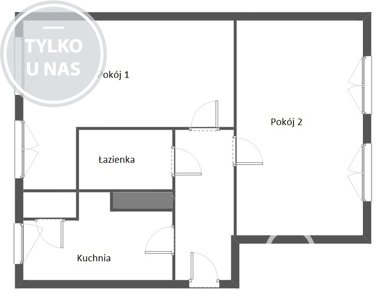 Stare Miasto- 2 pokoje przy Wałach Chrobrego (2)