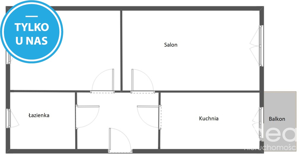 Pogodno, 2 pokoje, ogródek, balkon, 1 piętro (7)