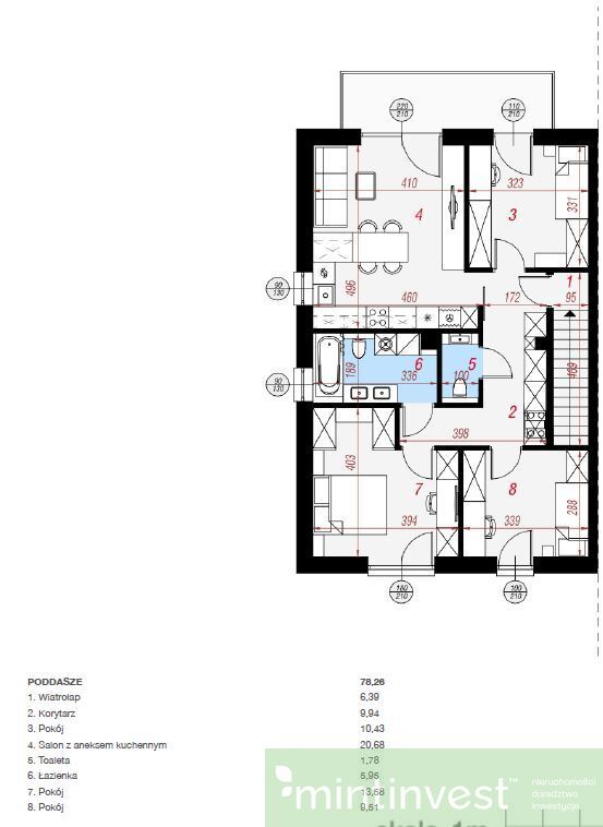 NOWE 4 POKOJOWE MIESZKANIE Z TARASEM GOLENIÓW (5)