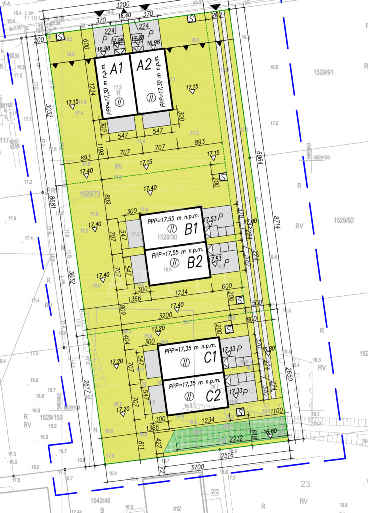DZIAŁKA Z POZWOLENIEM NA BUDOWĘ 3 BLIŹNIAKÓW (3)