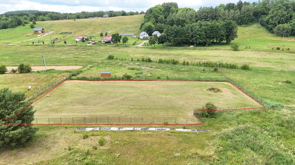 Działka z bezpośrednim zejściem do jeziora Komorze (4)