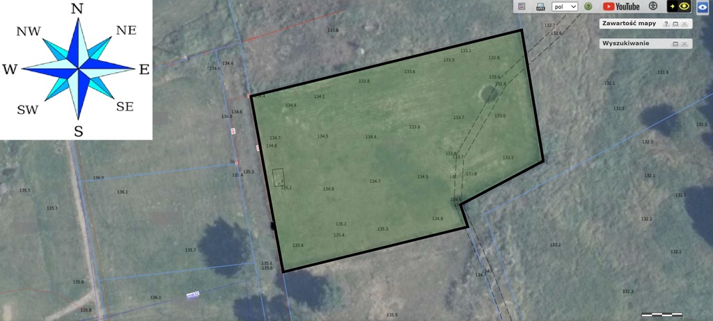 Działka z bezpośrednim zejściem do jeziora Komorze (6)