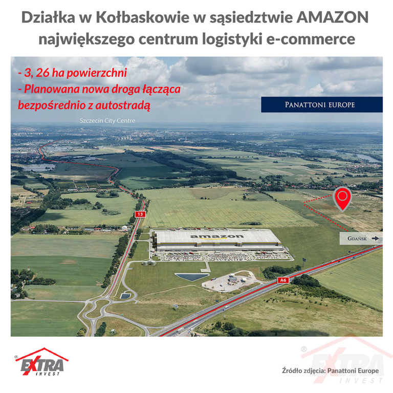 Działka w Kołbaskowie obok siedziby Amazon!!! (1)
