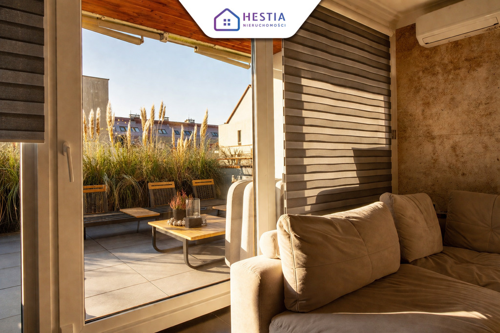 Nowoczesne mieszkanie z tarasem na cichym osiedlu (15)