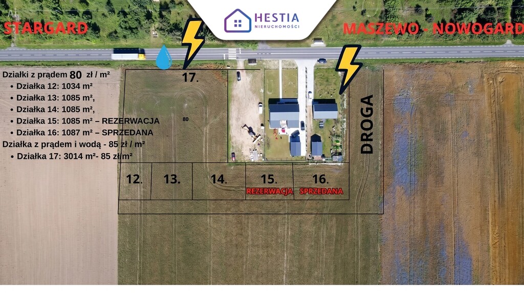 Tylko 85 zł za m2 działki w Grabowie (3)