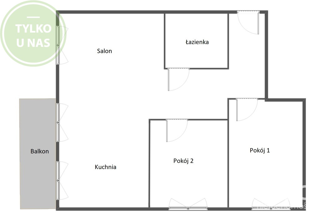 Pogodno 3 pokoje z balkonem (13)