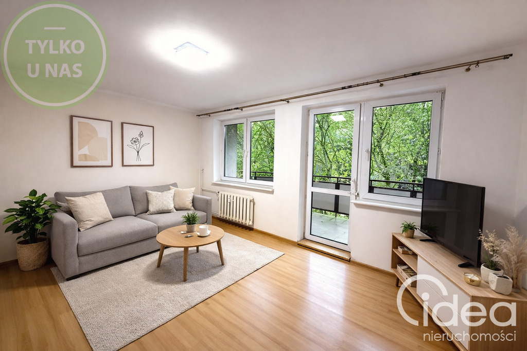 Bukowe, 3 pokoje, cegła, duży balkon (1)