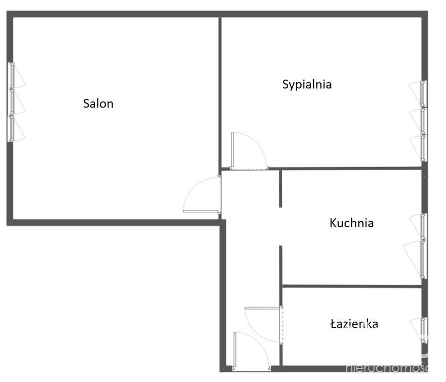 2 pokoje po remoncie, 1 piętro, Niebuszewo (6)