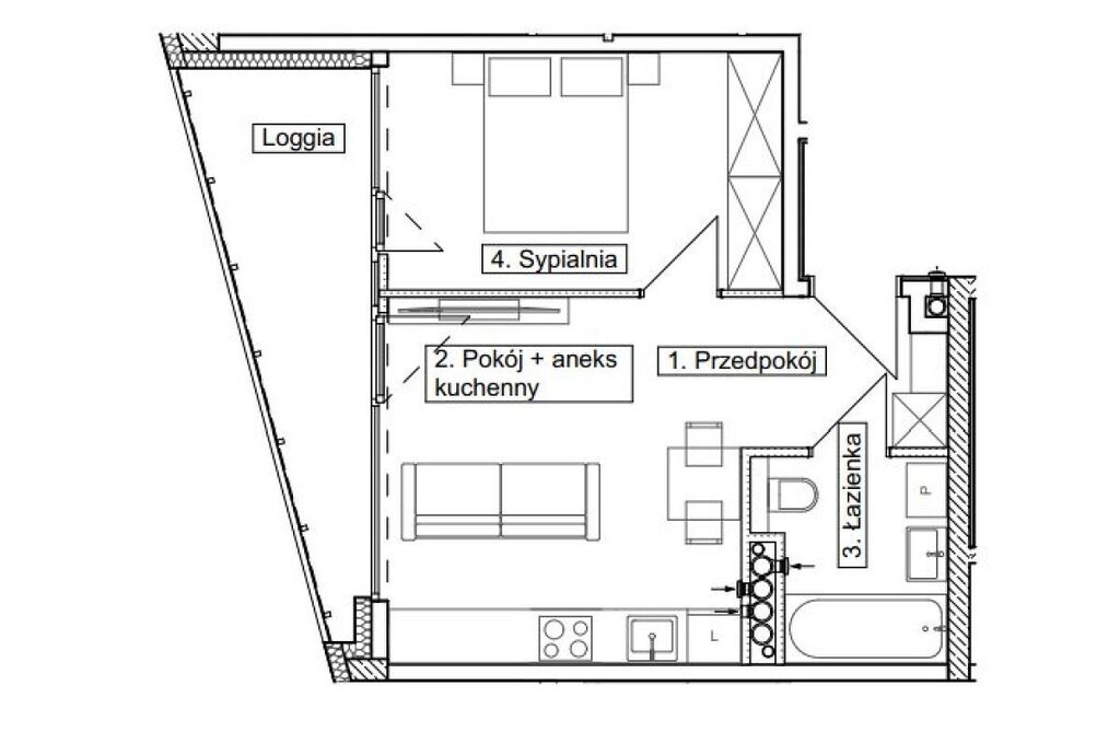 Mieszkanie 2-pok. w nowej inwestycji nad Odrą! (4)