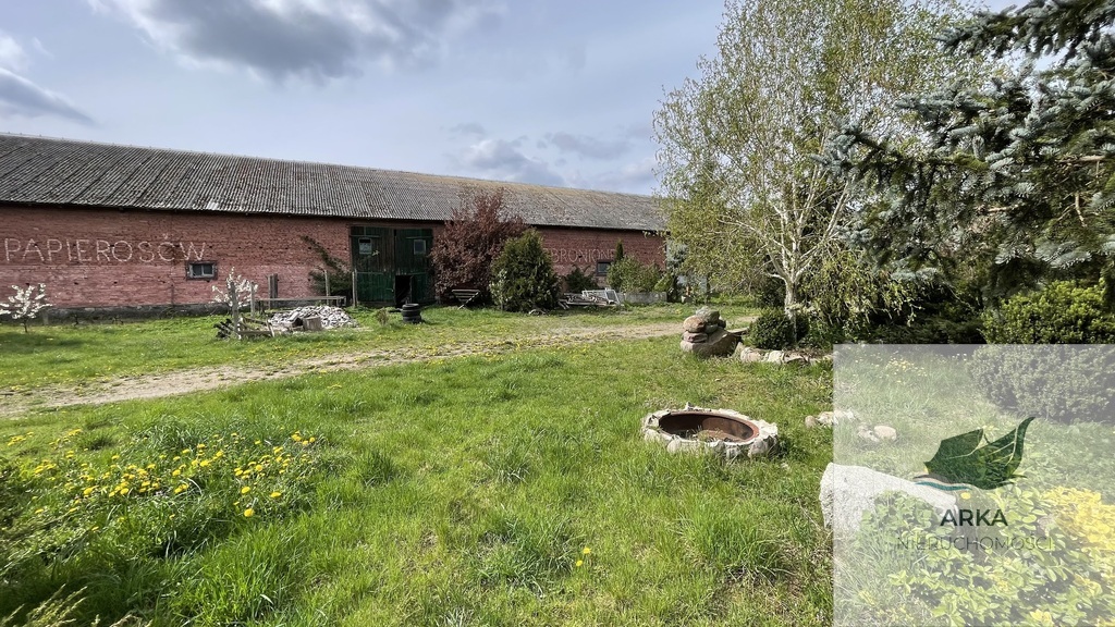 Łeknica, działka bud./inwest. z budynkiem gosp. (3)
