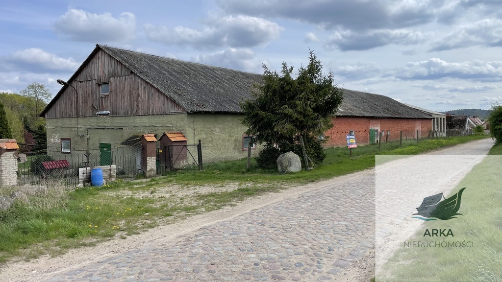 Łeknica, działka bud./inwest. z budynkiem gosp. (4)