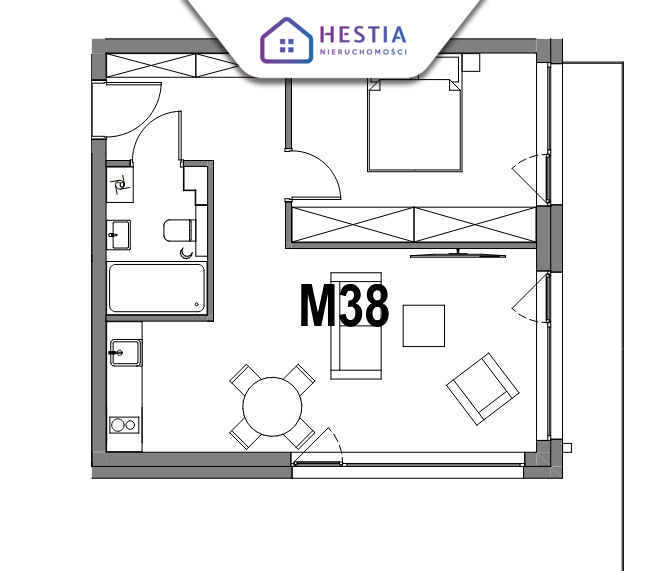 Apartament z tarasem w Pogorzelicy (6)