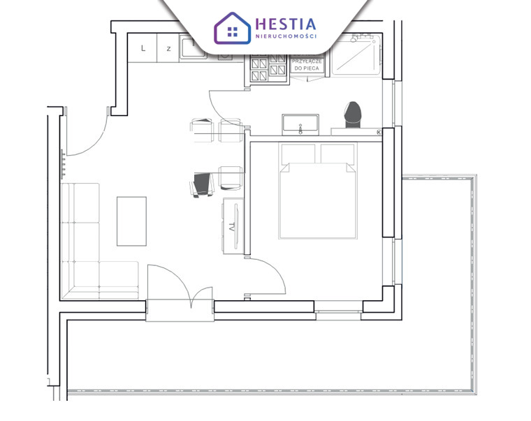 450m od plaży! Apartament z balkonem! (4)