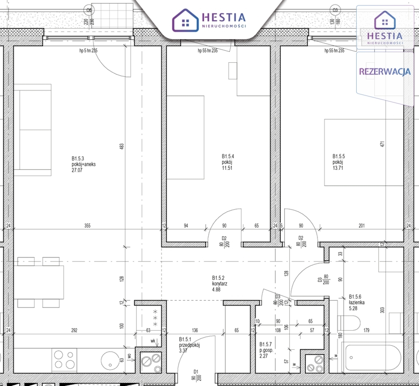 Przestronne mieszkanie na parterze z ogródkiem! (5)