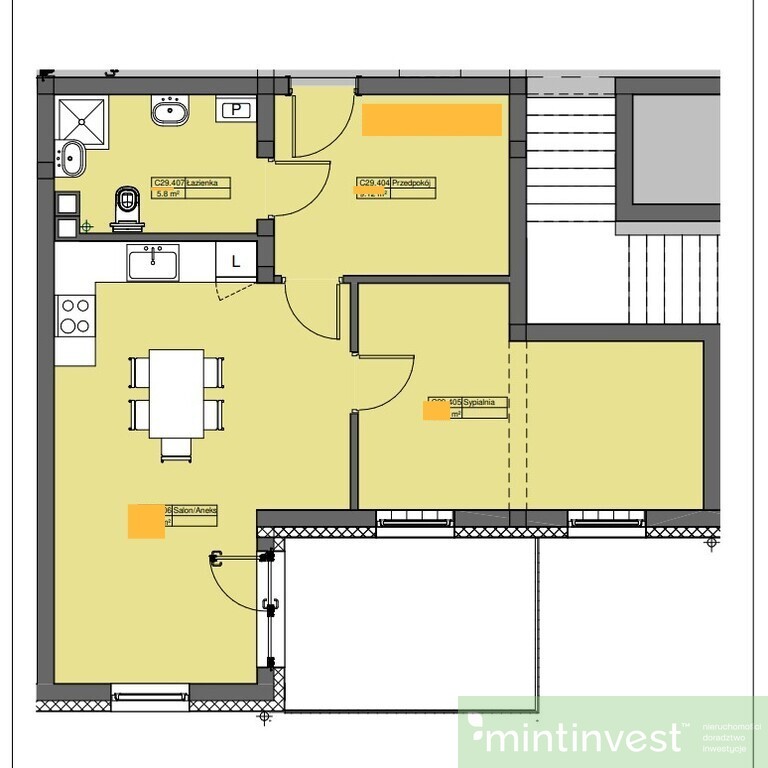 Mieszkanie gotowe do wprowadzenia w Szczecin Dąbiu (11)