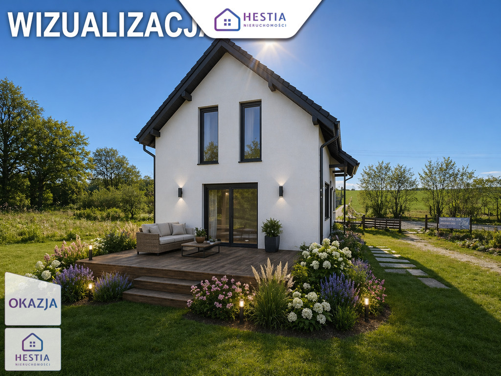 Nowy dom 140 m2, działka 3200 m2, Sierpowo (3)