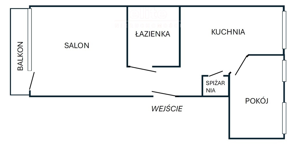 Przestronne 2 pokojowe mieszkanie Gumieńce balkon (18)