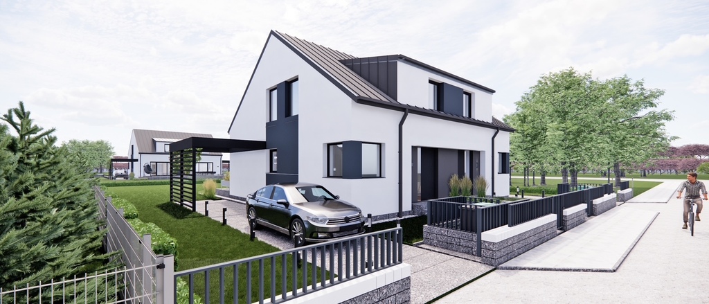 Nowoczesny bliźniak w Kobylance. (1)